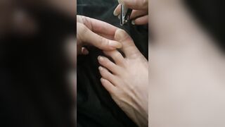 Long Toenail Clipping