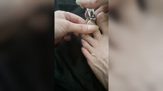 Long Toenail Clipping