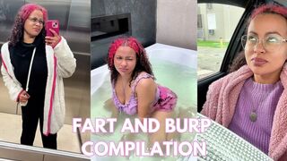 Weekly Fart Burp Compilation Outdoors Pole Dance Latex Ass Fart Jars