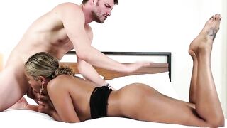 Biggest Load on Big Ass for Ebony MILF