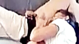 Ring camera hand job with a oral-job finish