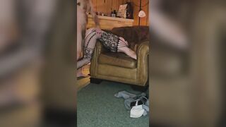 lily and damien submits to intense collar play
