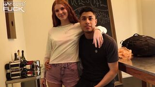 9inch Latino Screws HAWT Red Head College Teen Whore