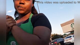 Starbucks waitress gets drilled on break