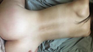 Cumming on his wang and taking a load on my big booty