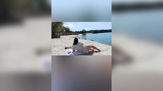 Almost got caught nude on the beach.