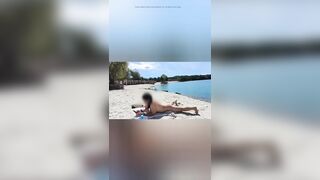 Almost got caught nude on the beach.