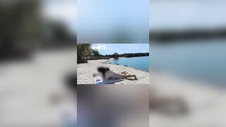 Almost got caught nude on the beach.