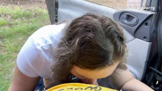Stepmom caught stepson masturbating whilst hiking in the woods