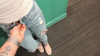 Public Stairs Blow job-sex Spit Cum Swallow