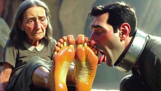 Chap Devoted to Old Womens Feet in Asylum