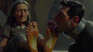 Chap Devoted to Old Womens Feet in Asylum