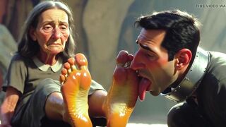 Chap Devoted to Old Womens Feet in Asylum