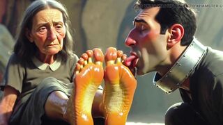 Chap Devoted to Old Womens Feet in Asylum