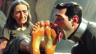 Chap Devoted to Old Womens Feet in Asylum