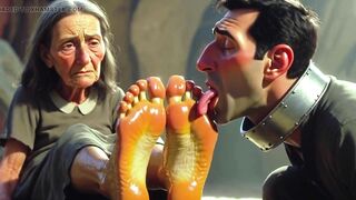 Chap Devoted to Old Womens Feet in Asylum