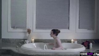 Stepdad fucks stepdaughter and her classmate