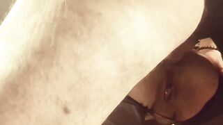 Banged her Tiny Butt while she Squirts Concupiscent so I creampied her little gaped butthole