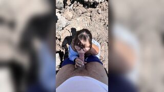 outdoor oral pleasure-job