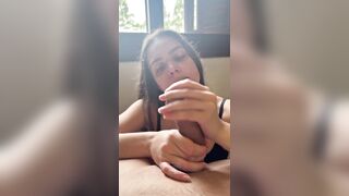 Homemade amateur – Big-assed blonde getting banged in the mouth gets a surprise facial.