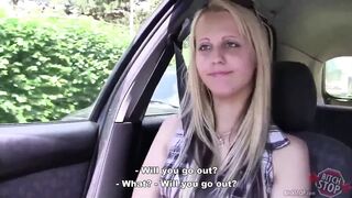 Doxy STOP - Golden-haired teen Katerina banged outdoor