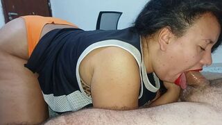 "Ebony Sloppy Deepthroat and Drooling Mess – Cum in Mouth & Bonus Compilation at 7:48 (12+ Min)".