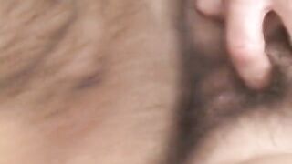 Lusty golden-haired MILF gets slammed from behind on patio