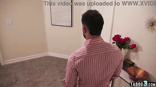 Big boobs latin sitter double penetrated by a depraved married couple
