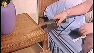 Stud and hawt wench take turns sucking their friends rod in his bedroom