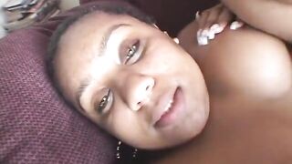 Big ass black doxy comes to feel ramrod in pussy