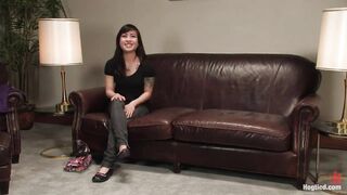 Casting Bed 2 Cute Local Cutie, Anja, Comes in for Her first Porn Interview Anywhere.