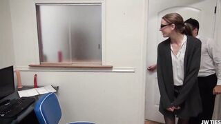 Spitroast Whore Intern Gisele Roxx