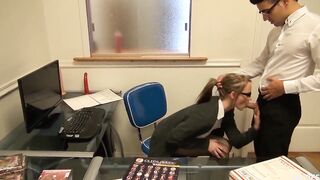 Spitroast Whore Intern Gisele Roxx