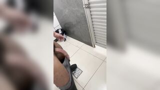 Alpha stud with a throbbing 23cm alt-hard penis dripping in the homo baths.