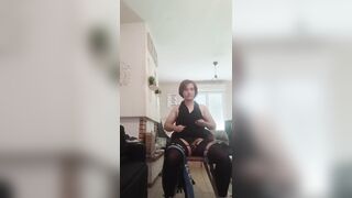 Self slavery, cumshot
