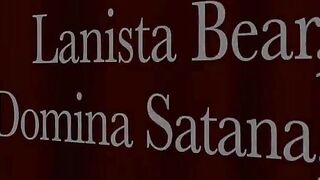 Part 2:- Lanista Bear and Dominatrix-bitch Satana Takes Bottom Feeder and Melanie in the Vampire Room. for Some Play Time.