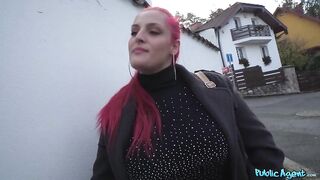 Watch her huge breasts bounce as I shag her - Public Agent