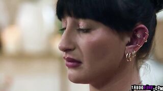 Stepdad bangs his Busty Stepdaughter