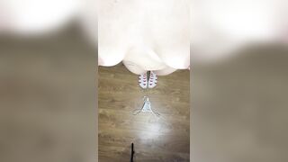 Bent over with butt high and socks ?