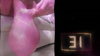 My 8 Kilo Bols - Huge Real Balls CBT Massive Grown Curly sack Real Futanari Extraordinary Ballstretching Crossdressing Stretched Balls Futanari Real
