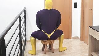 zentai suit with cock sheath