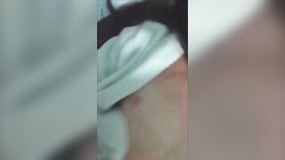 The husband caught his wife with his friend. Real cheating.