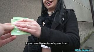 This sweetheart can't live without getting her melons out and who can blame her - Public Agent
