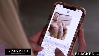 BLACKED Golden-haired hottie Morgan Desires BBC