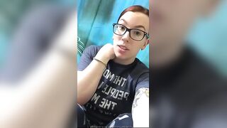 Standing Sloppy Pulsing Masturbation