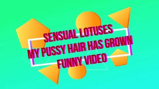 My pussy hair has grown