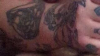 Morning fellatio deep throating his bwc pawg BBW