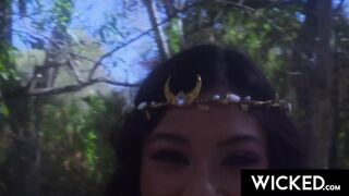 NASTY - Brunette Nymphs Liz Jordan & Xxlayna Marie Eat Vagina Then Ride Knob