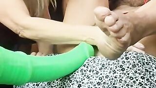 Extreme anal pegging close up xxl sex-toy, Hors, MrHankeysToys