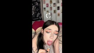 Goodness blow job-sex from an experienced Alternative Gal in a solo performance admit it, you wanted to do the same, didn’t you??